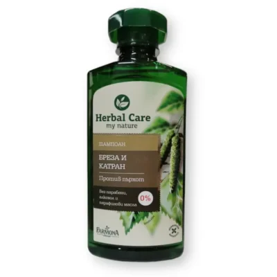 Шампоан против пърхот с бреза и катран, 330 мл, Farmona Herbal Care