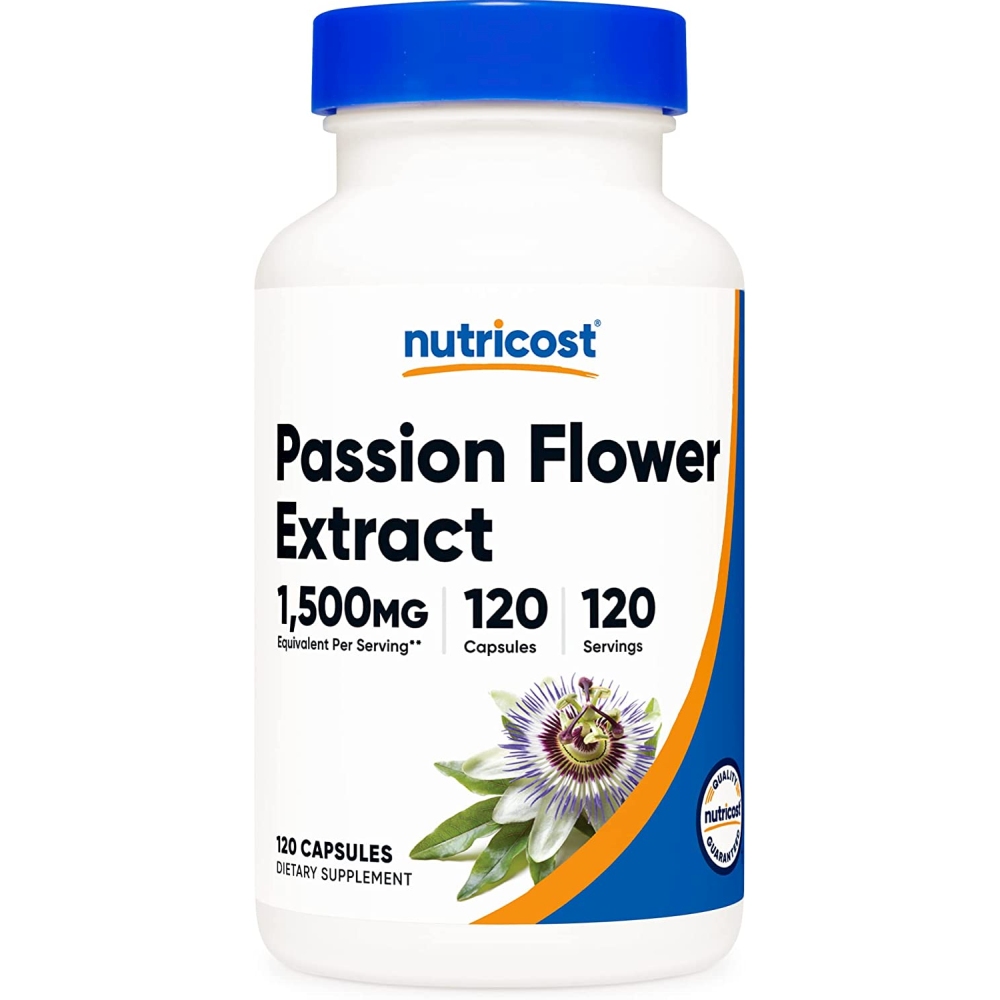 Пасифлора 375 мг - 120 капс., Nutricost