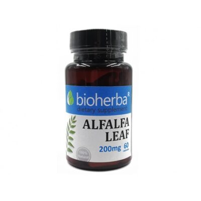 Алфалфа лист/Alfalfa Leaf 200 mg, 60 капсули