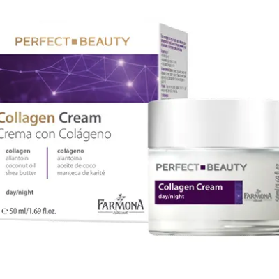 Крем за лице с колаген против бръчки, Farmona Perfect Beauty, 50 мл