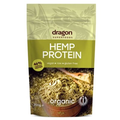 Био Протеин от Конопени Семена, Dragon Superfoods, 200 г