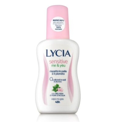 Део спрей за тяло - Lycia Sensitive Me & You, 75 мл