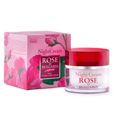 Нощен крем Rose of Bulgaria с натурална розова вода, 50ml