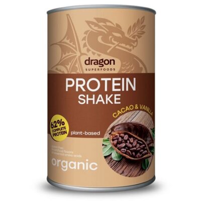 Био Протеинов Шейк с Какао и Ванилия, Dragon Superfoods, 500 g