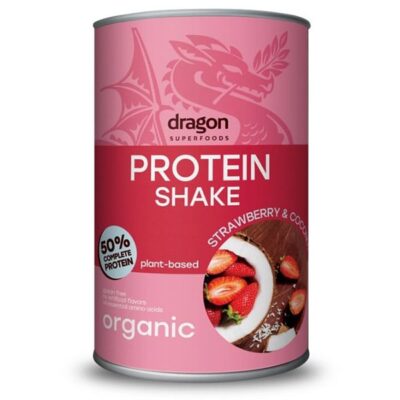Био Протеинов Шейк с Ягода и Кокос, Dragon Superfoods, 450 g