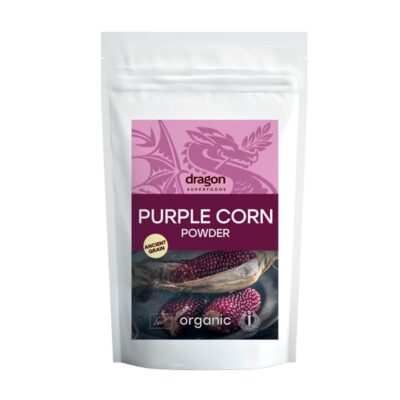 Био Лилава Царевица на прах, Dragon Superfoods, 200 г