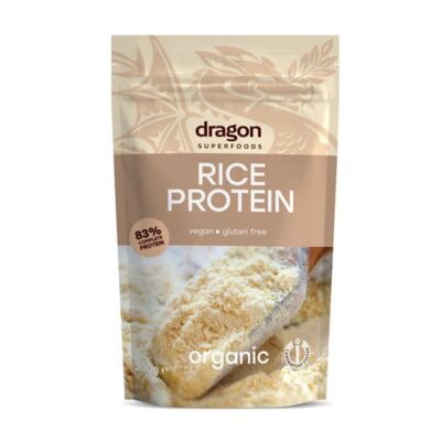 Био Оризов Протеин на прах без глутен, Dragon Superfoods, 200 г