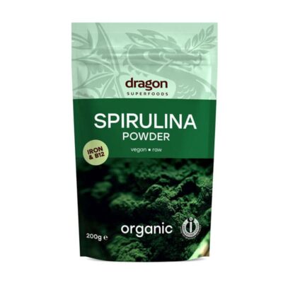 Био Спирулина на прах, Dragon Superfoods, 200 г
