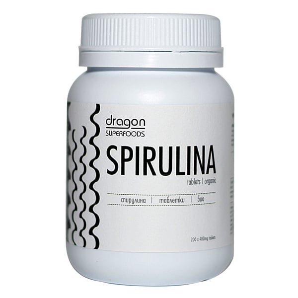Био Спирулина, Dragon Superfoods, 200 таблетки