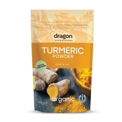 Био Куркума на прах, Dragon Superfoods, 150 г